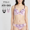 脇高ブラ＆ショーツセット 花柄刺繍 【ABCDサイズ】 ba1010