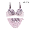 脇高ブラ＆ショーツセット 花柄刺繍 【ABCDサイズ】 ba1010