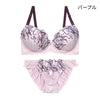 ブラ＆ショーツセット 花柄刺繍【EFサイズ】ba1011b