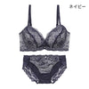 脇高ブラ＆ショーツセット 花柄刺繡【EFGHサイズ】 ba1013
