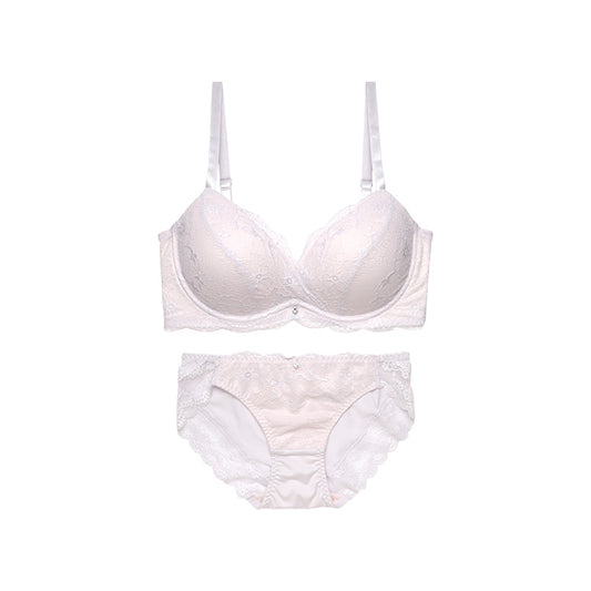 脇高ブラ＆ショーツセット 花柄刺繡【EFGHサイズ】 ba1013a