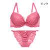 脇高ブラ＆ショーツセット 総レース【EFGHサイズ】 ba1016