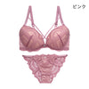 脇高ブラ＆ショーツセット スカラップ模様総レース【EFGHサイズ】ba1018