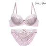 ブラ＆ショーツセット プリーツ×レース 【BCDサイズ】 ba1029