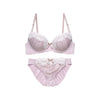 ブラ＆ショーツセット プリーツ×レース 【BCDサイズ】 ba1029