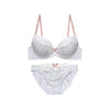 ブラ＆ショーツセット プリーツ×レース 【BCDサイズ】 ba1029