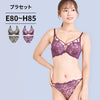 ブラ＆ショーツセット 総レース×クロスストリング【EFGHサイズ】 ba1033