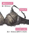 ブラ＆ショーツセット 総レース×クロスストリング【EFGHサイズ】 ba1033a