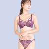ブラ＆ショーツセット 総レース×クロスストリング【EFGHサイズ】 ba1033a