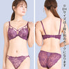 ブラ＆ショーツセット 総レース×クロスストリング【EFGHサイズ】 ba1033a