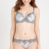 ブラ＆ショーツセット 花柄刺繍 【ABCDサイズ】 ba1039a