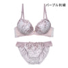 ブラ＆ショーツセット 花柄刺繍 【ABCDサイズ】 ba1039b