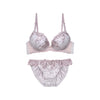 ブラ＆ショーツセット 花柄刺繍 【ABCDサイズ】 ba1039b