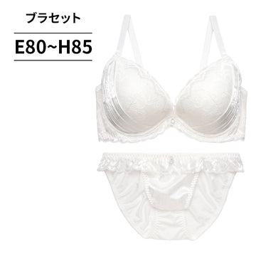 ブラ＆ショーツセット ジャガードサテン【EFGHサイズ】 ba1046b