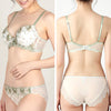 脇高ブラ＆ショーツセット 花柄刺繍 【ABCDサイズ】 ba1048a
