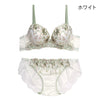 脇高ブラ＆ショーツセット 花柄刺繍 【ABCDサイズ】 ba1048a