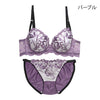 脇高ブラ＆ショーツセット 花柄刺繍 【ABCDサイズ】 ba1064b