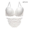 脇高ブラ＆ショーツセット レースアップデザイン【EFGHサイズ】 ba1072b