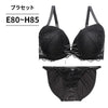 脇高ブラ＆ショーツセット レースアップデザイン【EFGHサイズ】 ba1072a