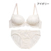 ノンワイヤーブラ＆ショーツセット レース×ストリングショーツ 【S/M/L/LLサイズ】 ba1084b