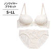 ノンワイヤーブラ＆ショーツセット レース×ストリングショーツ 【S/M/L/LLサイズ】 ba1084b