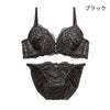 ブラ＆ショーツセット レース×サイド編み上げ 【BCDサイズ】 ba1092a