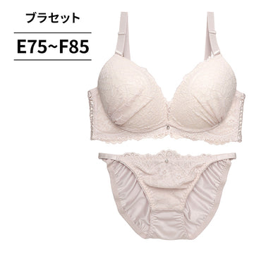 ブラ＆ショーツセット レース×サイド編み上げ【EFサイズ】ba1093b