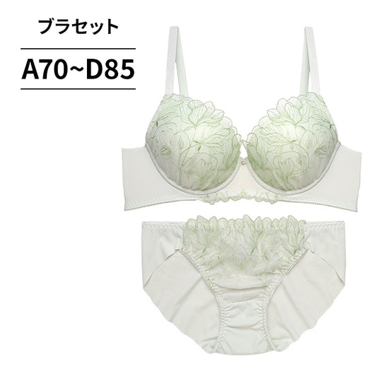 脇高ブラ＆ショーツセット 脇・ショーツヘム 【ABCDサイズ】 ba1094a