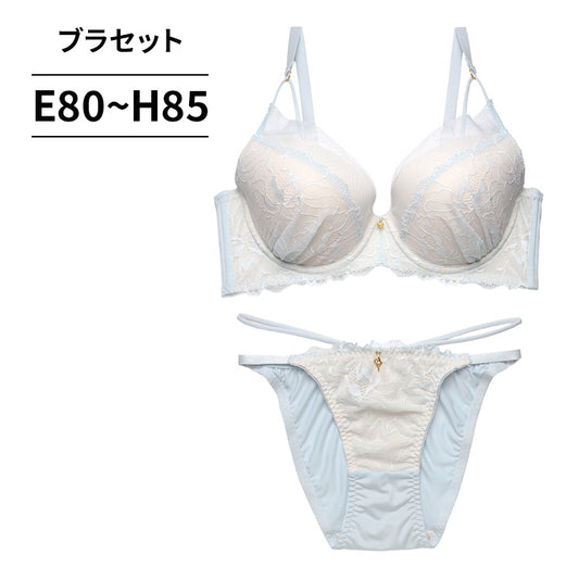 脇高ブラ＆ショーツセット レース×ストリング【EFGHサイズ】 ba1098a