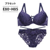 ブラ＆ショーツセット 総レース×ストリング【EFGHサイズ】 ba1099b