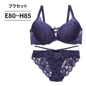 ブラ＆ショーツセット 総レース×ストリング【EFGHサイズ】 ba1099b
