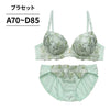 ブラ＆ショーツセット 花柄刺繍 【ABCDサイズ】 ba1105b