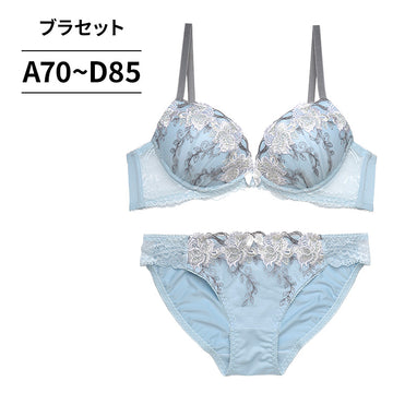 ブラ＆ショーツセット ローズ柄刺繍 【ABCDサイズ】 ba1114b