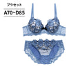 脇高ブラ＆ショーツセット 花柄刺繍 【ABCDサイズ】 ba1118b