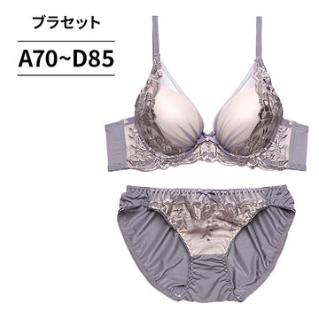 脇高ブラ＆ショーツセット チュール×花刺繍 【ABCDサイズ】 ba1126b