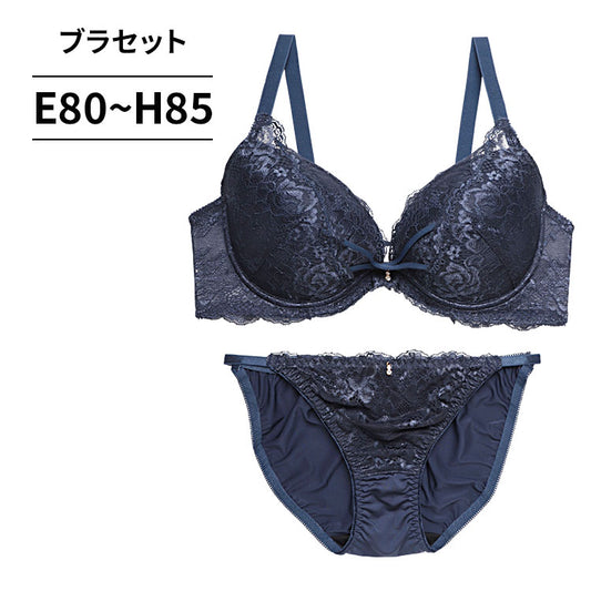 ブラ＆ショーツセット フロントレース【EFGHサイズ】 ba1131b