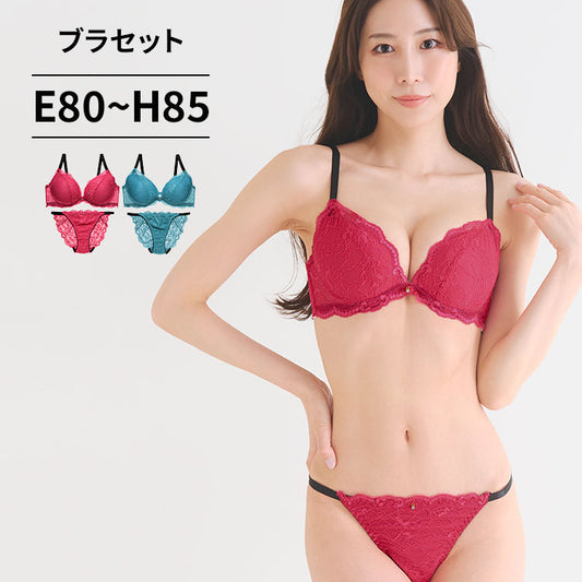 ブラ＆ショーツセット 総レース【EFGHサイズ】 ba1138