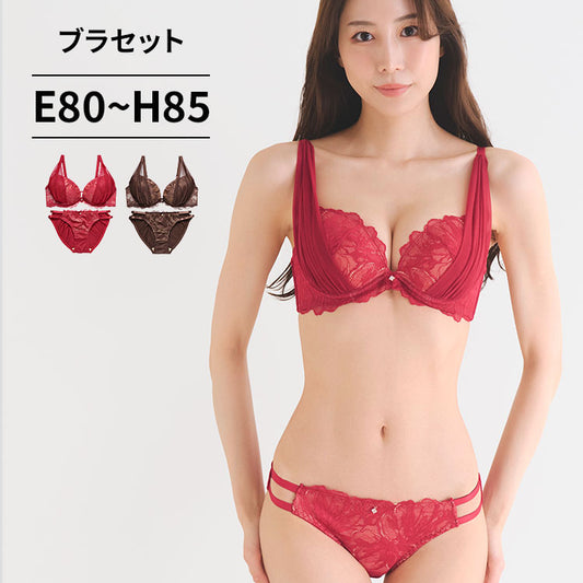 脇高ブラ＆ショーツセット レース【EFGHサイズ】 ba1140