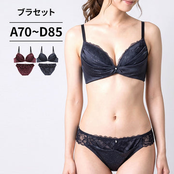 ブラ＆ショーツセット ラメシフォン 【ABCDサイズ】 ba1141