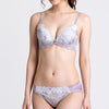ブラ＆ショーツセット 花柄シフォン 【ABCDサイズ】 ba1143