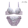 ブラ＆ショーツセット 花柄シフォン 【ABCDサイズ】 ba1143