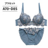ブラ＆ショーツセット 花柄刺繍 【ABCDサイズ】 ba1149a