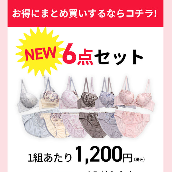 お得にまとめ買いするなら、A、Bタイプどちらも入った6点セット