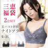 福袋2026 ナイトブラ2枚組  [S M L LL 3L] f0137