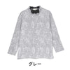 シニア 長袖ジャガードTシャツ レディース