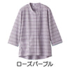 乾燥機対応 スナップボタン 七分袖前開きTシャツ sa3402