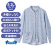 乾燥機対応 小花柄スナップ釦前開きTシャツ sa3672
