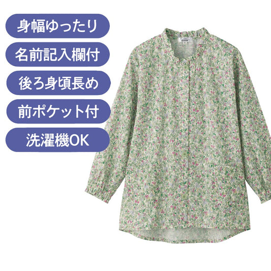 乾燥機対応 スナップ釦ブラウス sa3679