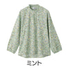 乾燥機対応 小花柄シャーリングTシャツ sa3681