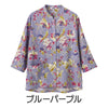 乾燥機対応 7分袖スナップ釦前開きTシャツ sa3719